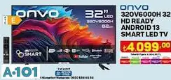 ONVO 32 UYDU ALICILI ANDROİD SMART LED TV AKILLI TELEVİZYON